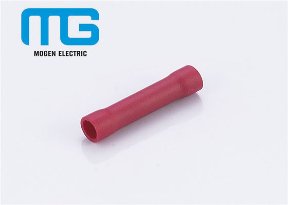 Cina Copper PVC Insulated Heat Shrink Butt Connectors Red BV For Wire Connection pemasok