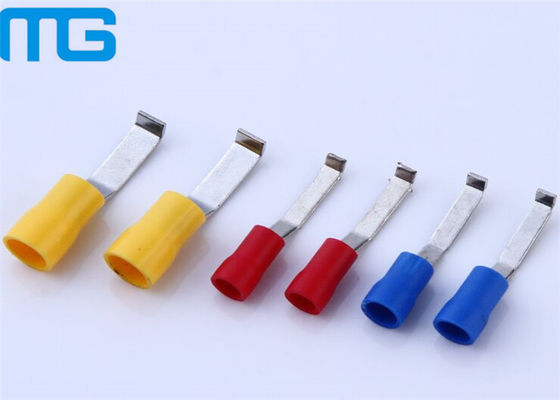 Cina Vinyl Lipped Blade Insulated Wire Terminals, LBV Series Copper Insulated Crimp Terminal pemasok