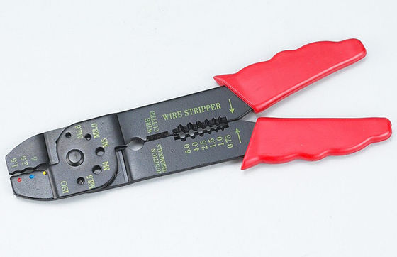 Cina Kawat Listrik Terminal Crimping Tool Set, 0.22kg MG - 313C Tang Crimping Kabel Multifungsi pemasok