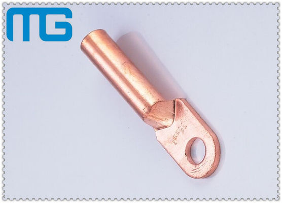 Cina Tembaga Lugs Kabel Gratis Sampel, DT Copper Wire Lugs 62mm - 260mm Panjang pemasok