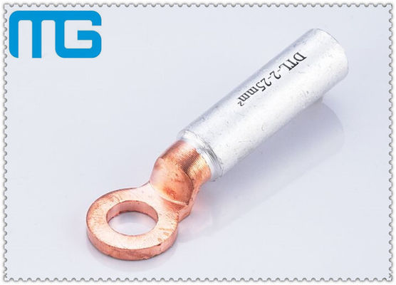Cina DTL seri Copper connetor kabel kawat crimping terminal dengan Tin-plated, ROHS, CE persetujuan Copper Cable Lugs pemasok