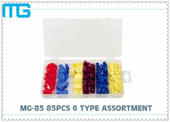 Cina 6 Types Terminal Assortment Kit MG - 85 85 Pcs For Machinery / Spinning CE Approval pemasok