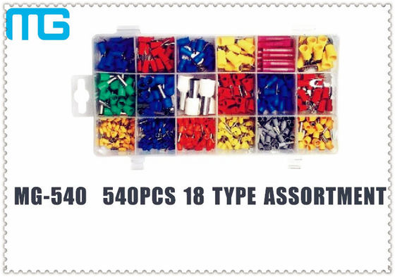 Cina TE E Colorful Terminal Assortment Kit MG-540 540 pcs Customized 18 Types pemasok