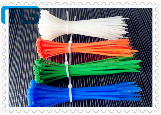 Cina Panjang suhu tinggi Nilon Ikatan Kabel zip dasi dengan warna multipal ROHS CE Menyetujui 100pcs / tas pemasok
