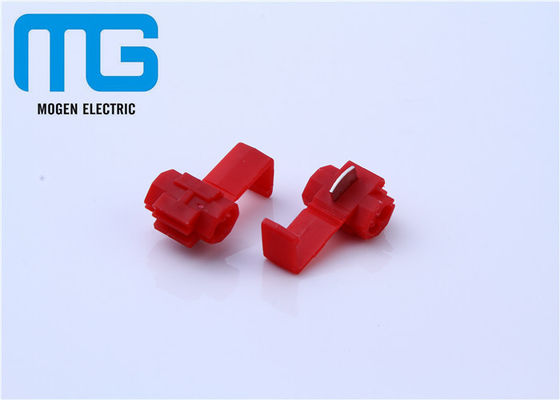 Cina Electrical Open Barrel Terminals Red T Tap Quick Splice Connector For Cars pemasok