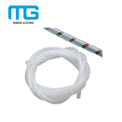 Cina Roll Fleksibel Nylon Spiral Wire Wrap Band Tegangan Tinggi 10 Meter Aksesoris Kabel pemasok