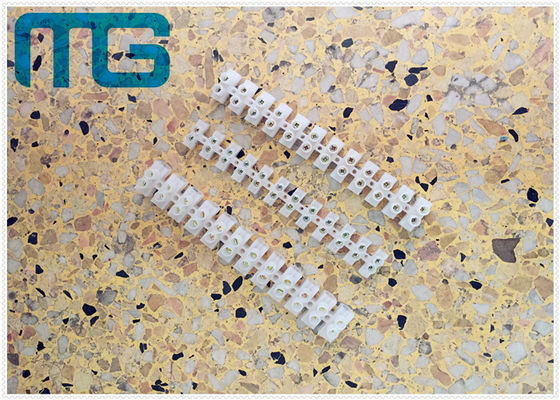 12 Pole Cable Accessories 400V Screw Plastic Terminal Block Connector pemasok