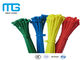 Warna Kustom Reusable Tie Wraps, Ikatan Plastik Untuk Kabel CE Disetujui pemasok